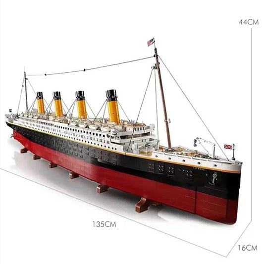 NEW 9090Pcs Titanic Large Cruise Boat Ship Steamship Compatible 10294 Bricks Building Blocks KIDS Toys Christmas Gifts in Stock