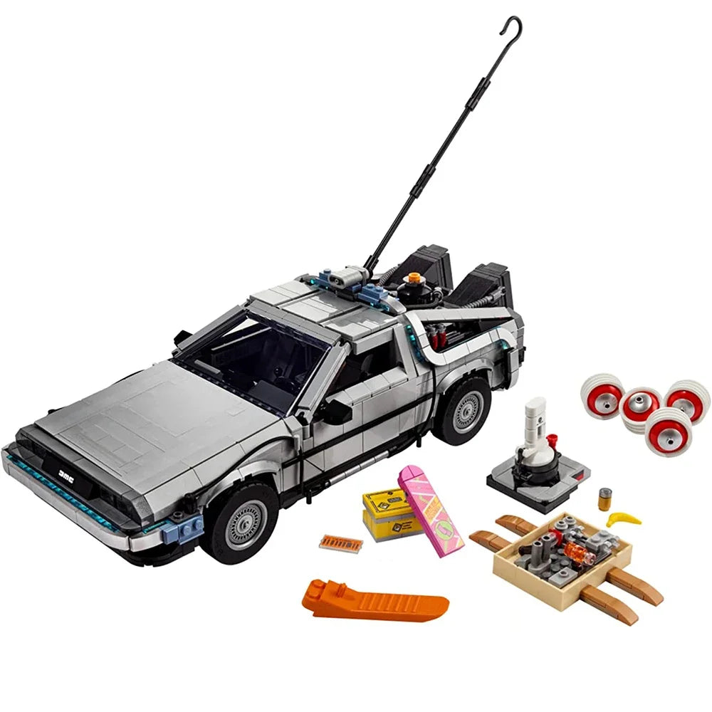 NEW Back to the Future Time Machine Compatible 10300 Building Blocks Technical Car Bricks Construct Toys for Children Gifts