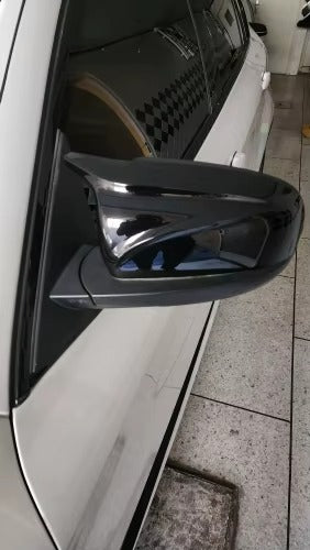 BMW X5 E70 X6 E71 2007-13 Side Wing Mirror Cover Replacements Gloss Black Pair X5M X6M Style