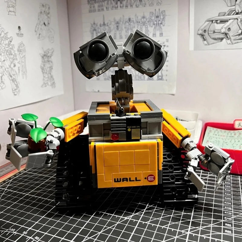 New 687Pcs Wall·E High-Tech App Rc Robot Motor Functions Building Block Action Figure Assembly Model for Children Toys Gifts