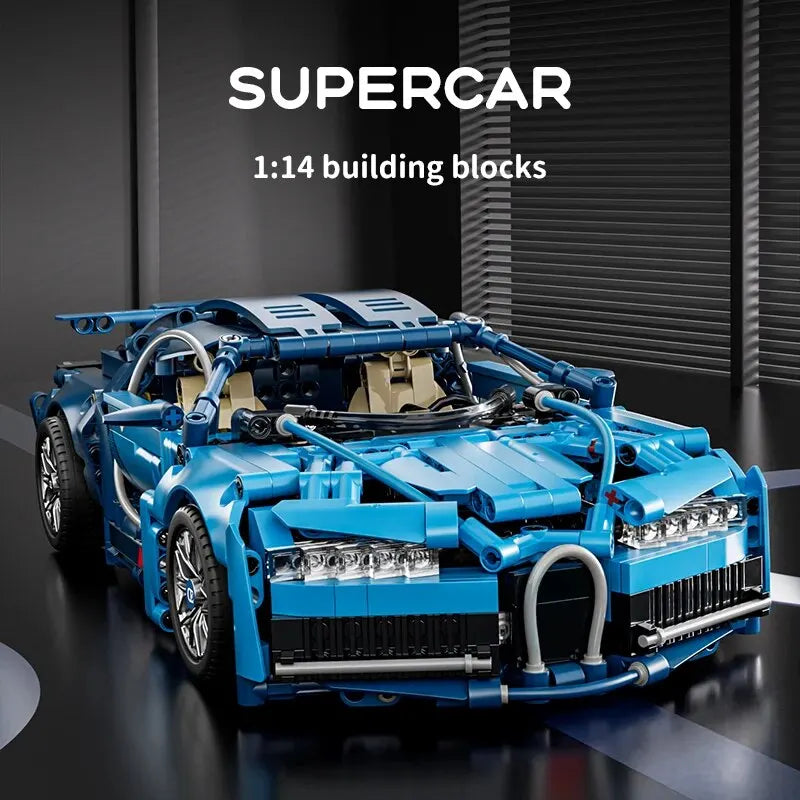 89115 Super Car 1:14 900Pcs Building Blocks and Construction Toy Construction Christmas Toy Building Set for Kids Adults