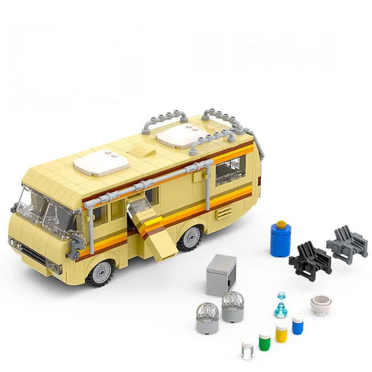 360PCS Breaking Bad RV Building Kit, Creative Van House Camper Toys Building Blocks,Diy Building Set Toy for Kids Adults